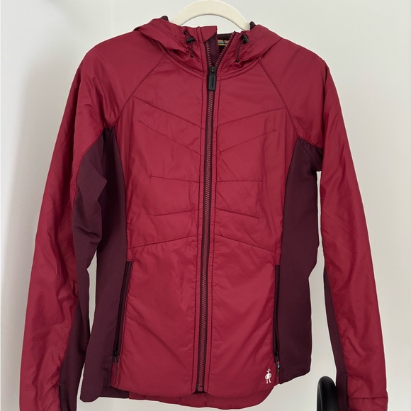 Smartwool Jackets & Blazers - Smartwool SmartLoft Hooded Jacket, Red, Small, EUC